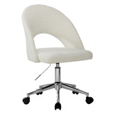 Living Fusion Charmed Boucle Home Office Chair