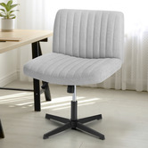 Living Fusion Vernon Faux Linen Office Chair