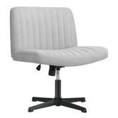 Living Fusion Vernon Faux Linen Office Chair