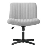 Living Fusion Vernon Faux Linen Office Chair