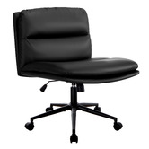 Living Fusion Tommen Armless PU Leather Office Chair