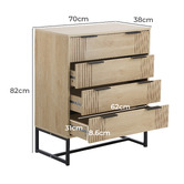 Living Fusion Kearline 4 Drawer Chest