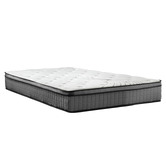 Living Fusion Ellora Boucle Gas Lift Bed Frame &amp; Enola Mattress Set