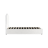Living Fusion Ellora Boucle Gas Lift Bed Frame &amp; Enola Mattress Set