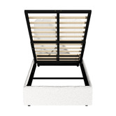 Living Fusion Ellora Boucle Gas Lift Bed Frame &amp; Enola Mattress Set