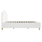 Living Fusion White Ellora Boucle Bed Frame