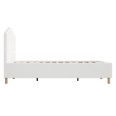 Living Fusion White Ellora Boucle Bed Frame
