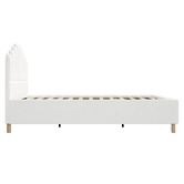 Living Fusion White Ellora Boucle Bed Frame