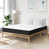 Living Fusion Ellisha Bed Base &amp; Lucy Bonnell Spring Mattress Set