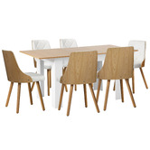 Living Fusion Laina Extendable Dining Table &amp; Chair Set