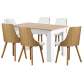 Living Fusion Laina Extendable Dining Table &amp; Chair Set