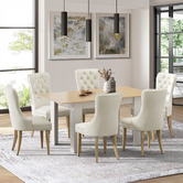 Living Fusion Chandria Extendable Dining Table &amp; Chair Set