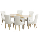 Living Fusion Chandria Extendable Dining Table &amp; Chair Set
