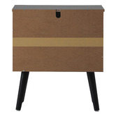 Living Fusion Black Asher Bedside Table