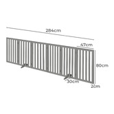 Living Fusion Blanche 6 Panel Foldable Pet Gate