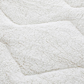 Living Fusion Anders Sherpa Fleece Reversible Mattress Topper