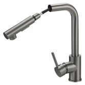 Living Fusion Bowen 450mm Granite Kitchen Sink &amp; Sink Mixer Package