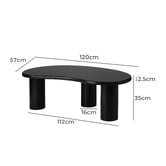 Living Fusion Leona Irregular Coffee Table