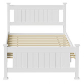 Living Fusion Clara Pine Wood Bed Frame