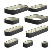 Living Fusion Gaya 9-in-1 Modular Raised Garden Bed