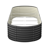Living Fusion Gaya Galvanised Steel Raised Garden Bed