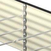 Living Fusion Gaya Galvanised Steel Raised Garden Bed