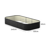 Living Fusion Gaya 9-in-1 Modular Raised Garden Bed