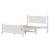 Living Fusion Clara Pine Wood Bed Frame