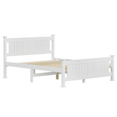 Living Fusion Clara Pine Wood Bed Frame
