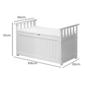 Living Fusion Levi Outdoor Storage Bench