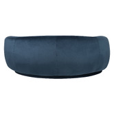 Living Fusion Millie 3 Seater Rounded Velvet Sofa