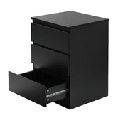 Living Fusion Carolla 3 Drawer Bedside Table