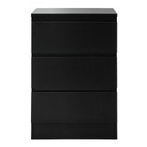 Living Fusion Carolla 3 Drawer Bedside Table