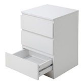 Living Fusion Carolla 3 Drawer Bedside Table