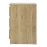 Living Fusion Carolla 3 Drawer Bedside Table