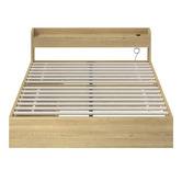 Living Fusion Natural Cassandra Bed with USB Port &amp; Drawers