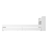 Living Fusion White Cassandra Bed with USB Port &amp; Drawers