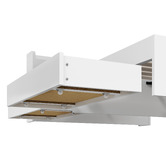 Living Fusion White Cassandra Bed with USB Port &amp; Drawers