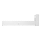 Living Fusion White Cassandra Bed with USB Port &amp; Drawers