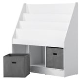 Living Fusion Kids' Emmett Bookshelf with Storage Basket