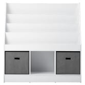 Living Fusion Kids' Emmett Bookshelf with Storage Basket