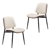 Living Fusion Suri Faux Leather Dining Chairs