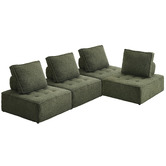 Living Fusion Isabella Tufted Accent Chairs