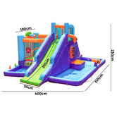Living Fusion Shaggy Inflatable Water Play Centre