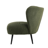 Living Fusion Aleyn Corduroy Velvet Wing Back Chair