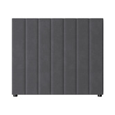 Living Fusion Grey Eloise Oversized Upholstered Bedhead