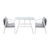 Living Fusion 2 Seater Chiara Outdoor Bistro Set