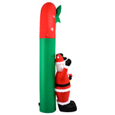 Living Fusion Winterberry Arched LED Inflatable Christmas Decoration
