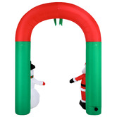 Living Fusion Winterberry Arched LED Inflatable Christmas Decoration
