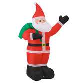 Living Fusion Santa Claus LED Inflatable Christmas Decoration